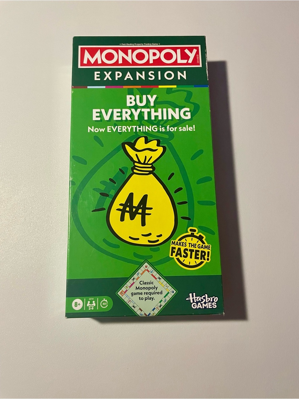 Monopoly Buy Everything Board Game Expansion New In Box Fast Play